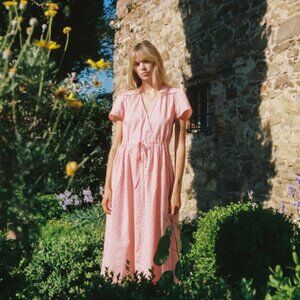 The Dawn Dress Rasberry Vine